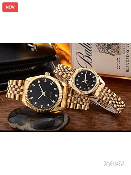 Stainless Steel Matching Couple Watches Quartz Set of 2 main image 7